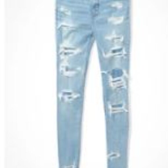 AE Ne(X)T Level Patched High-Waisted Jegging - Picture 1 of 5